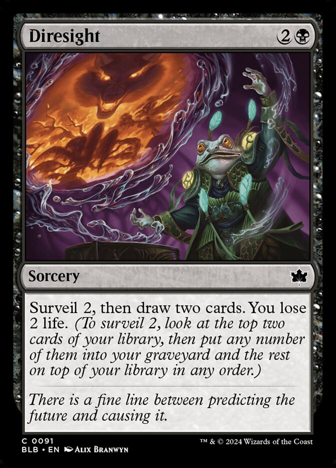 Diresight, Bloomburrow · 0091
