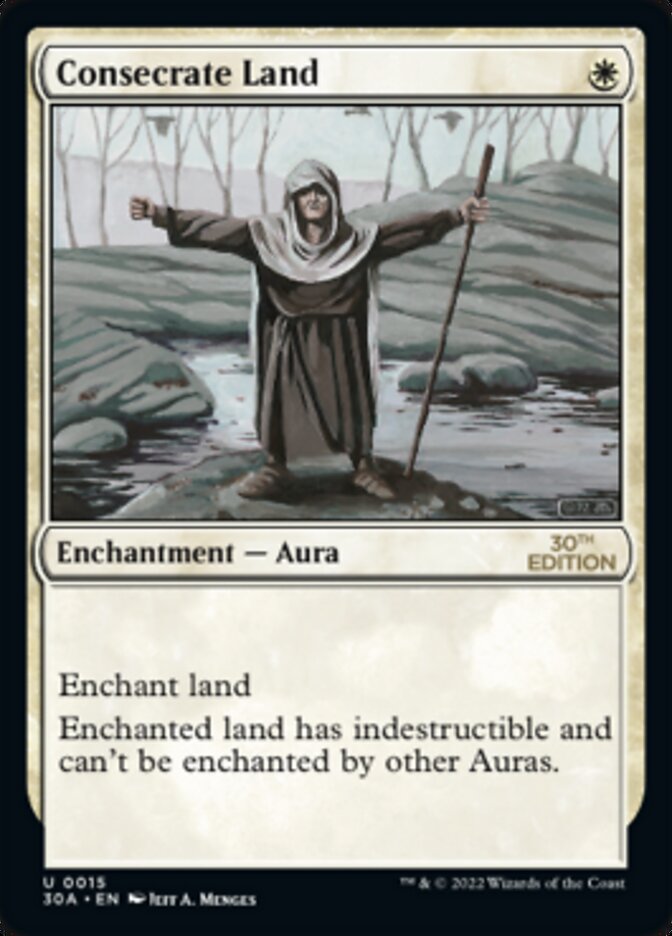 Consecrate Land, 30th Anniversary Edition · 015/594