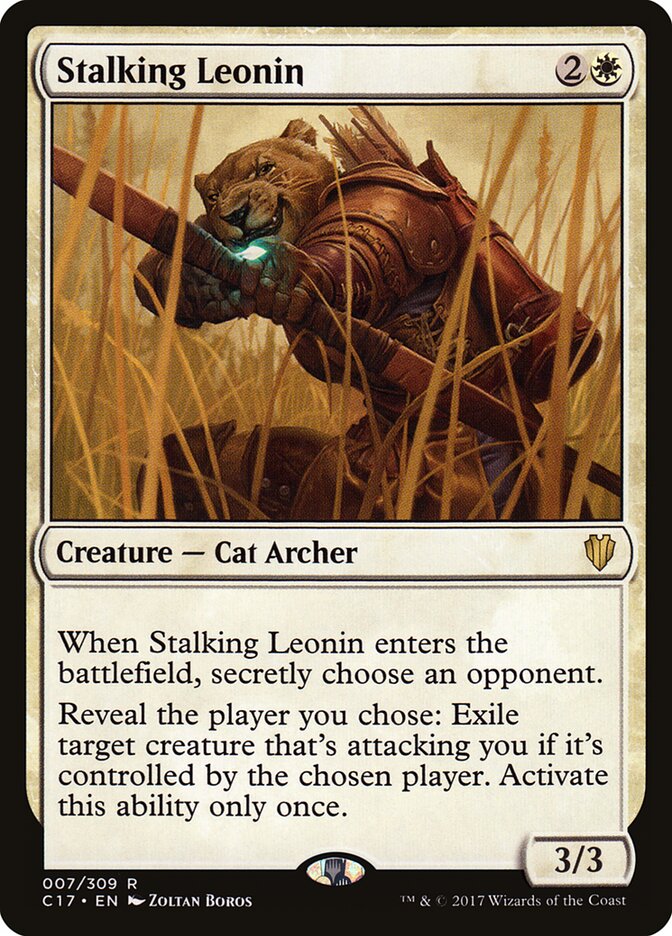 Stalking Leonin, Commander 2017 · 007/309