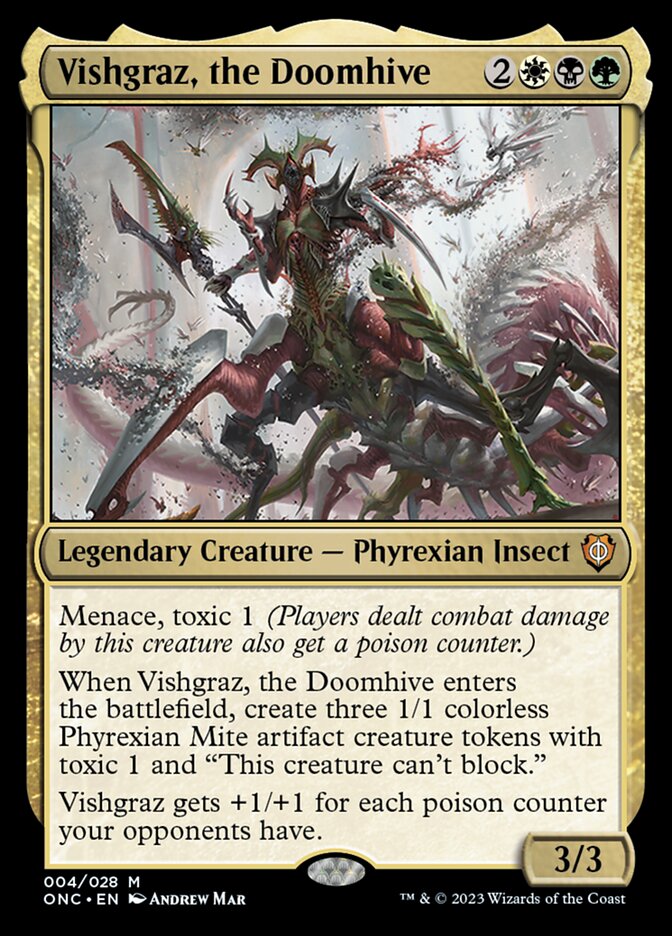 Vishgraz, the Doomhive, Phyrexia: All Will Be One Commander · 004/028