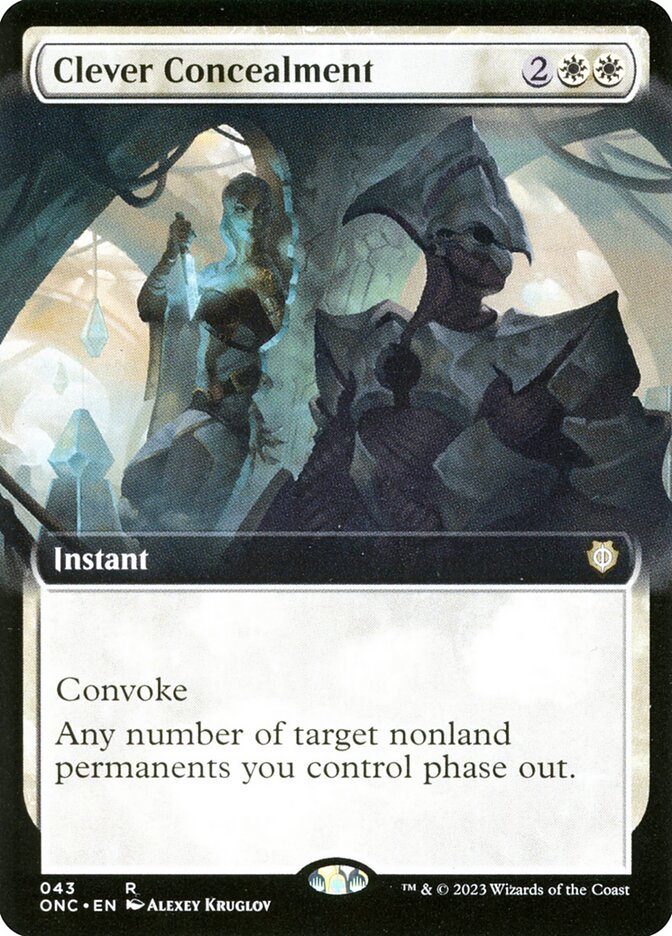 Clever Concealment, Phyrexia: All Will Be One Commander · 043
