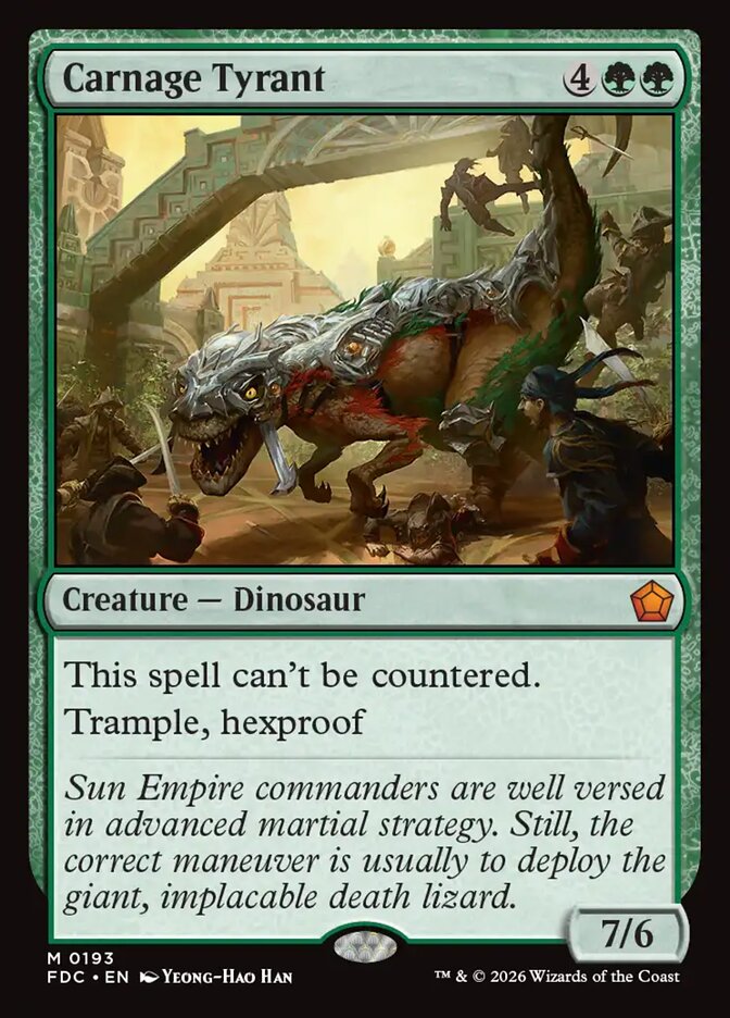 Carnage Tyrant, Foundations Commander · 0193