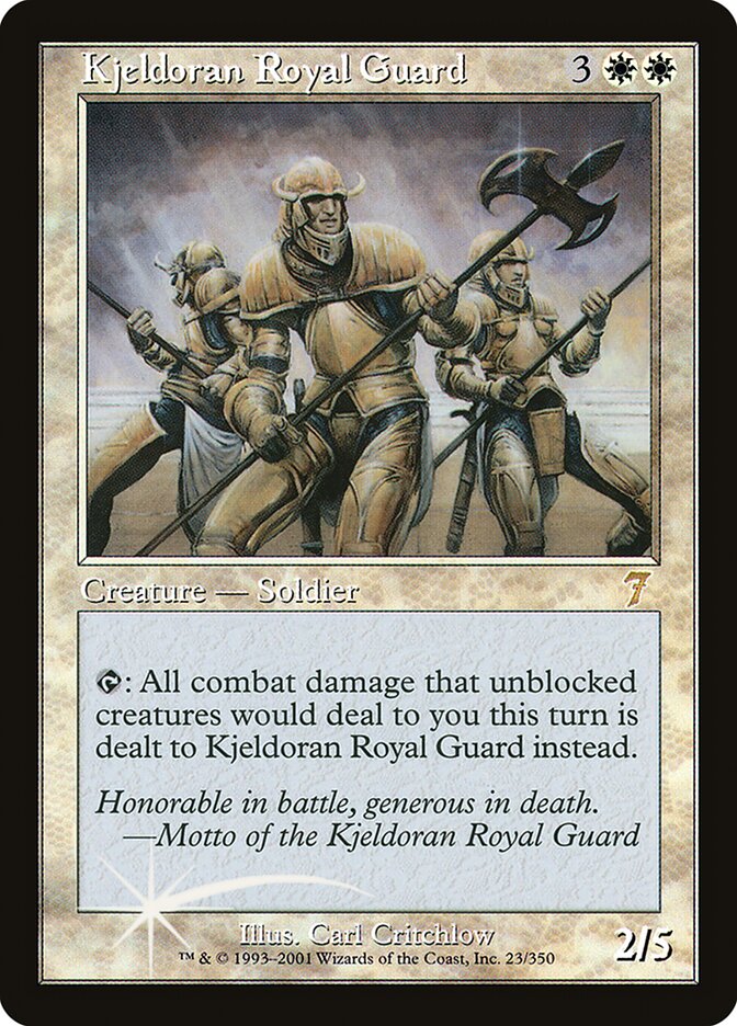 Kjeldoran Royal Guard, Seventh Edition · 23-star