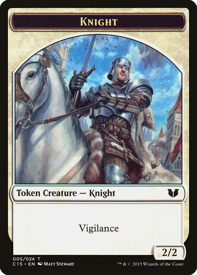 Knight, Commander 2015 Tokens · 005