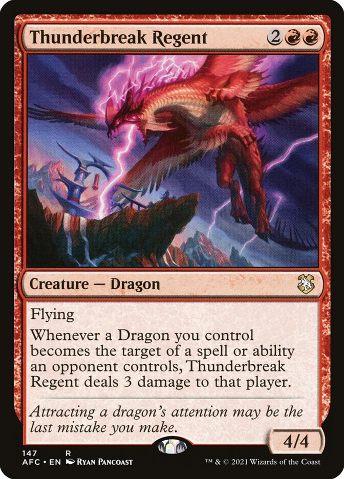 Thunderbreak Regent, Forgotten Realms Commander · 147