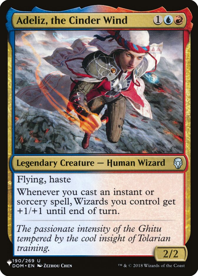 Adeliz, the Cinder Wind, The List · dom-190