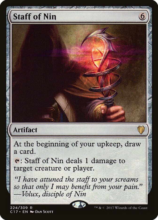 Staff of Nin, Commander 2017 · 224/309