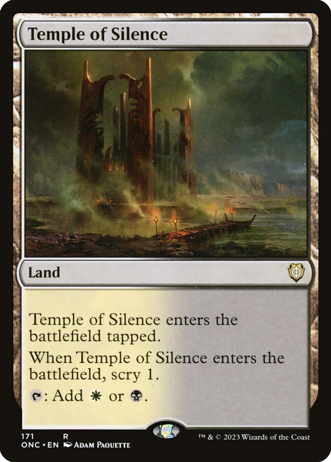 Temple of Silence, Phyrexia: All Will Be One Commander · 171