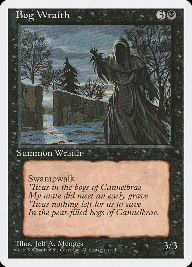 Bog Wraith, Fourth Edition · 124