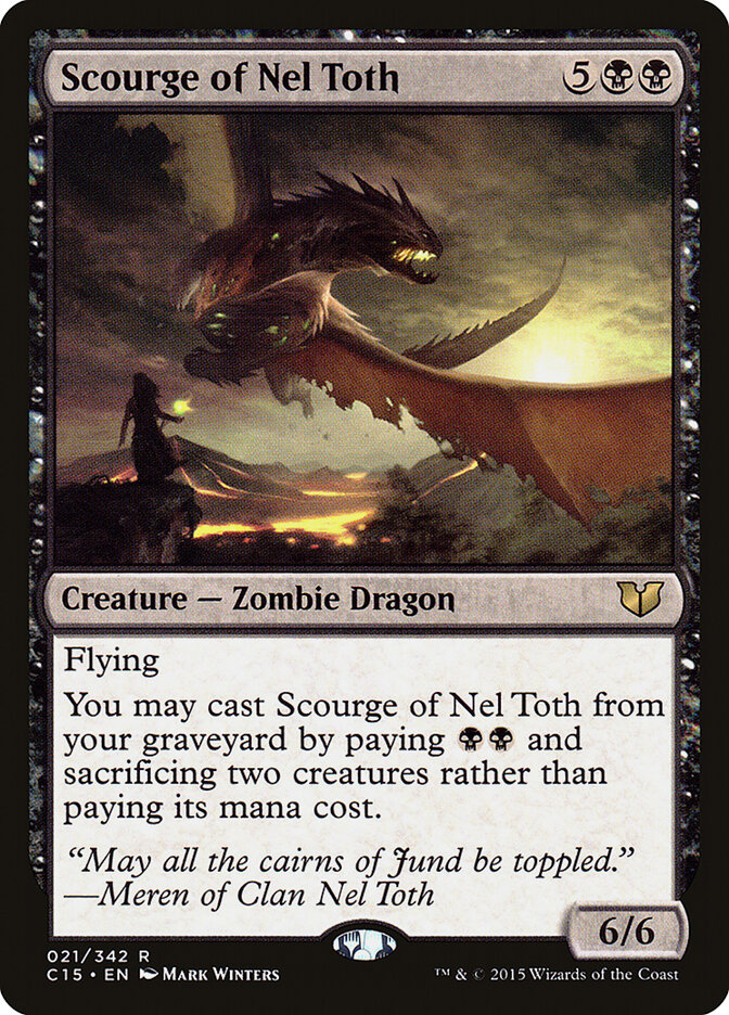Scourge of Nel Toth, Commander 2015 · 021/342