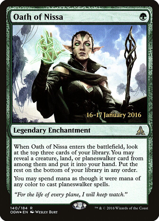 Oath of Nissa, Oath of the Gatewatch Promos · 140/184