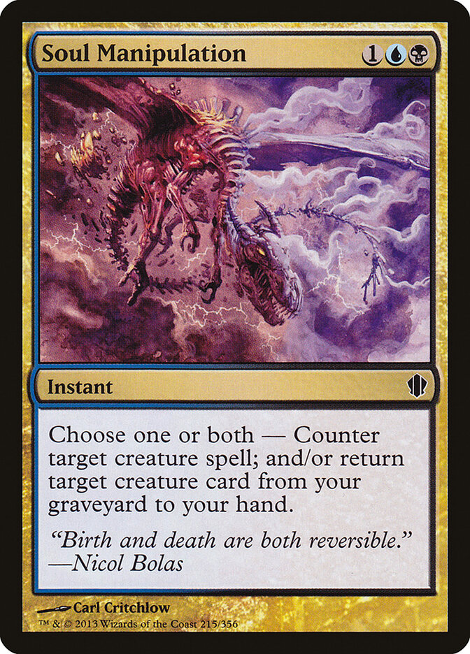 Soul Manipulation, Commander 2013 · 215/356