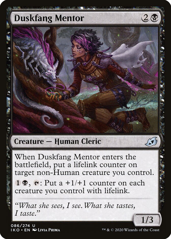 Duskfang Mentor, Ikoria: Lair of Behemoths · 086/274