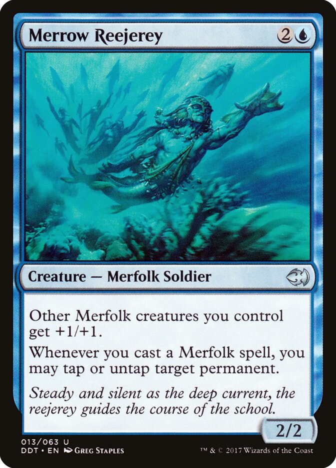 Merrow Reejerey, Duel Decks: Merfolk vs. Goblins · 013/063