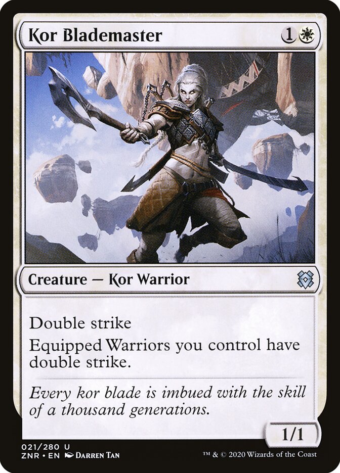 Kor Blademaster, Zendikar Rising · 021/280