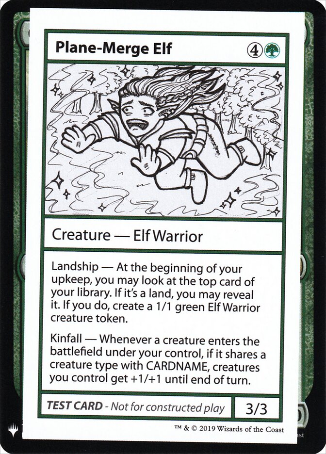 Plane-Merge Elf, Mystery Booster Playtest Cards 2019 · 083/121
