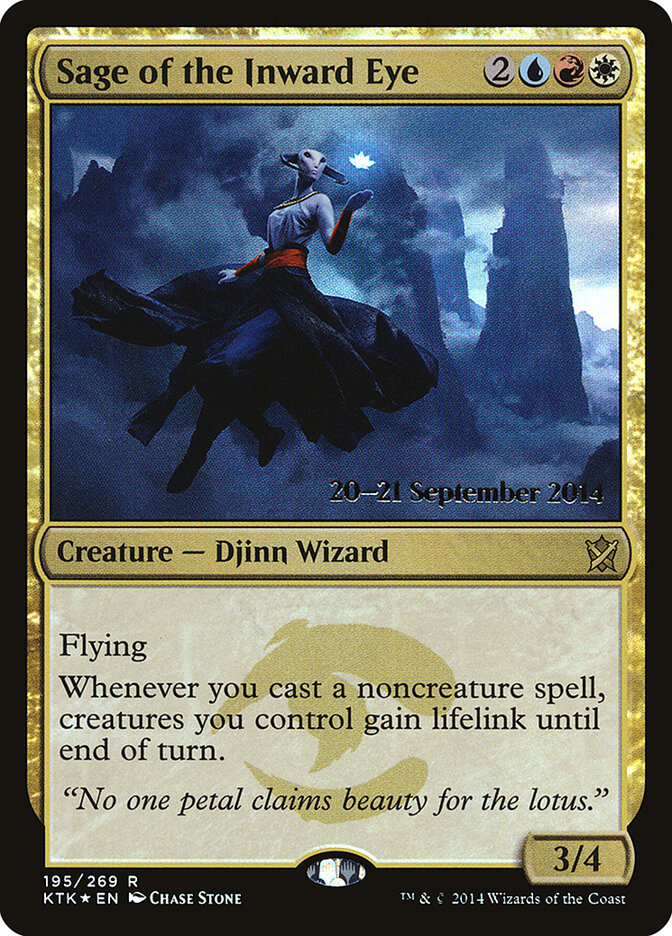 Sage of the Inward Eye, Khans of Tarkir Promos · 195/269