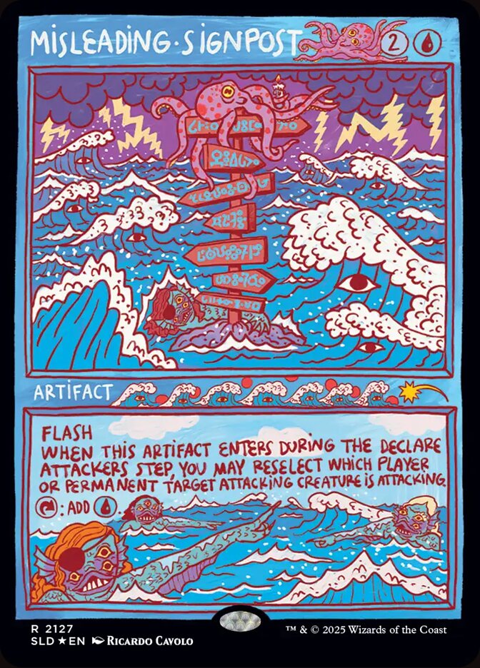 Misleading Signpost, Secret Lair Drop · 2127