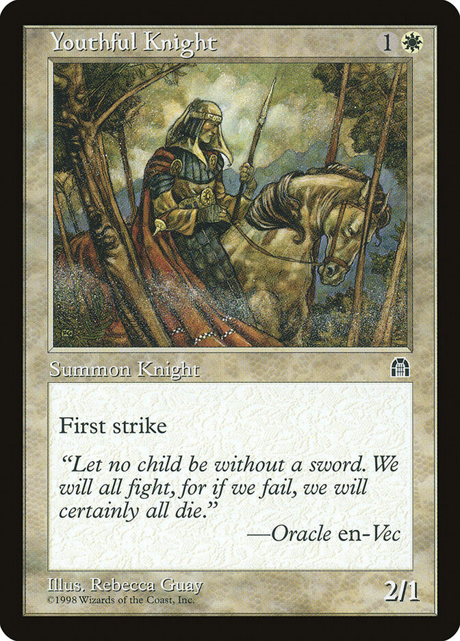 Youthful Knight, Stronghold · 25