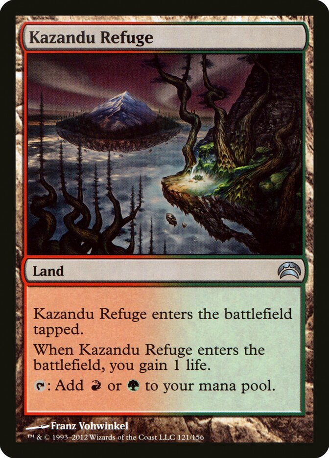 Kazandu Refuge, Planechase 2012 · 121/156