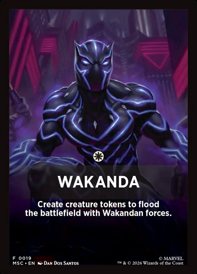 Wakanda, Marvel Super Heroes Jumpstart Front Cards · 0019