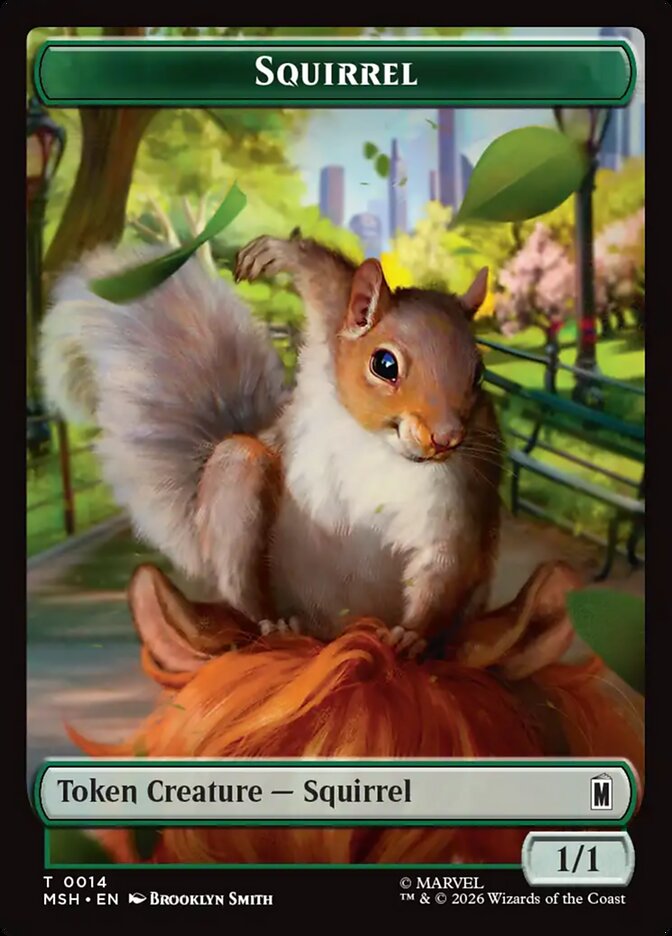 Squirrel, Marvel Super Heroes Tokens · 0014