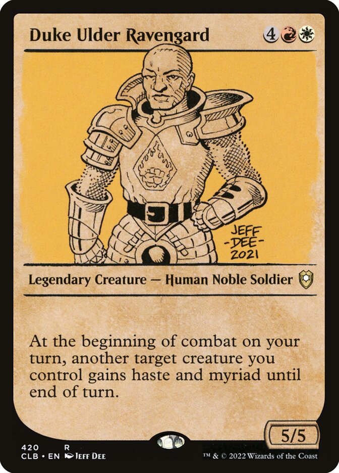 Duke Ulder Ravengard, Commander Legends: Battle for Baldur's Gate · 420