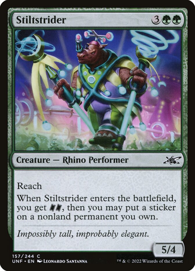 Stiltstrider, Unfinity · 157/244