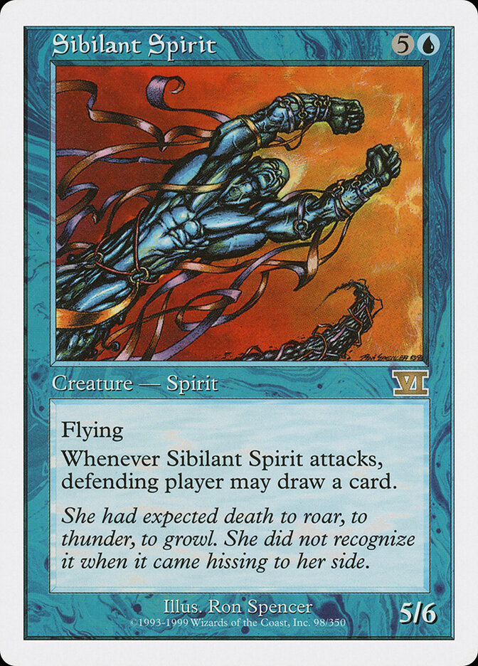 Sibilant Spirit, Classic Sixth Edition · 98/350