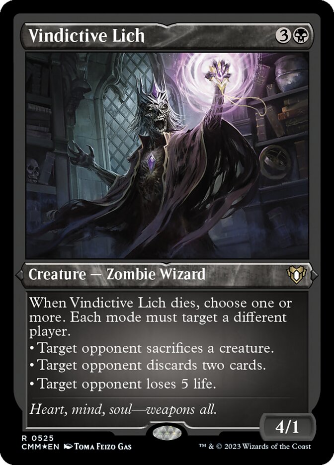 Vindictive Lich, Commander Masters · 0525