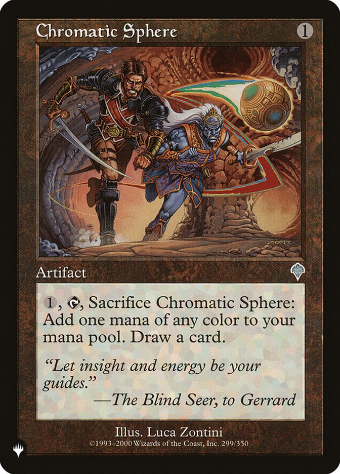Chromatic Sphere, The List · inv-299