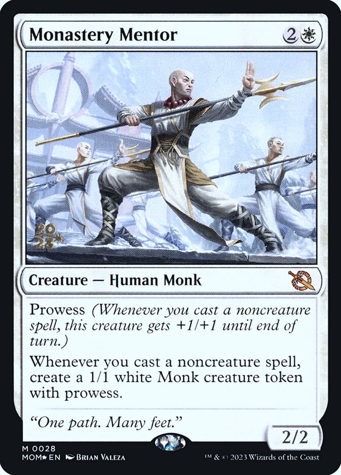 Monastery Mentor, March of the Machine Promos · 0028