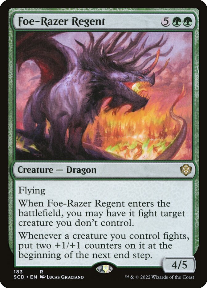 Foe-Razer Regent, Starter Commander Decks · 183