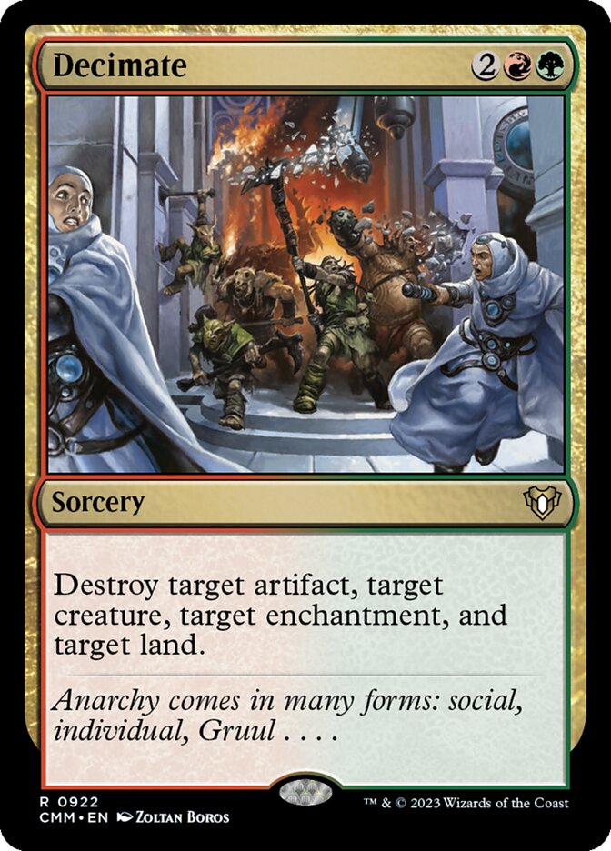 Decimate, Commander Masters · 0922