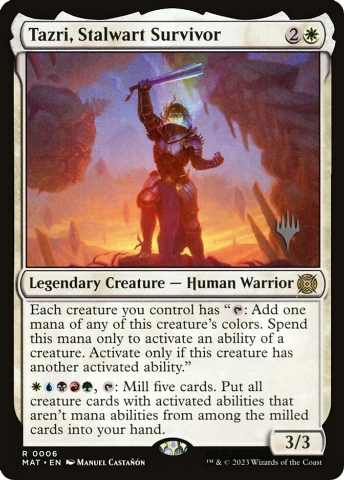 Tazri, Stalwart Survivor, March of the Machine: The Aftermath Promos · 0006
