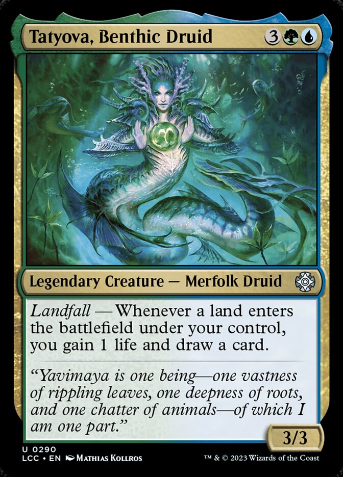 Tatyova, Benthic Druid, The Lost Caverns of Ixalan Commander · 0290