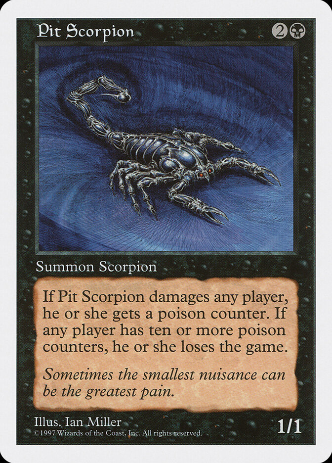 Pit Scorpion, Fifth Edition · 187