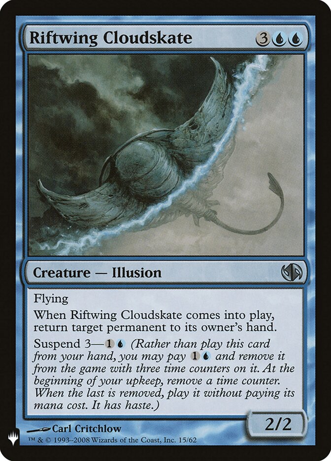 Riftwing Cloudskate, The List · dd2-15