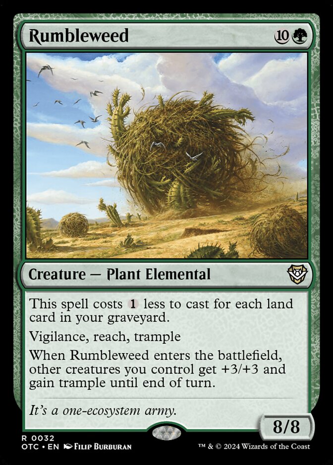 Rumbleweed, Outlaws of Thunder Junction Commander · 0032