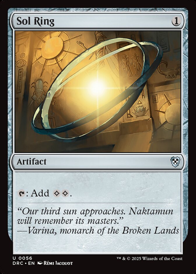 Sol Ring, Aetherdrift Commander · 0056