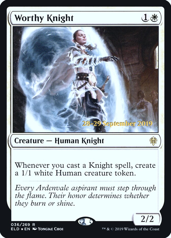 Worthy Knight, Throne of Eldraine Promos · 036/269