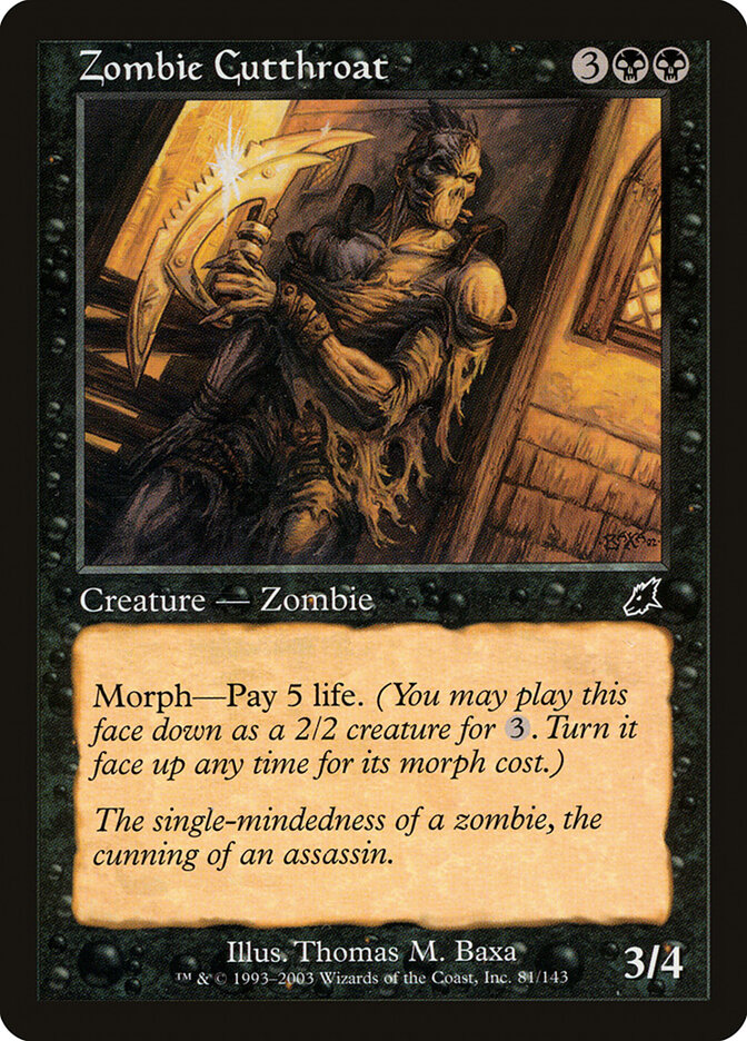 Zombie Cutthroat, Scourge · 81/143