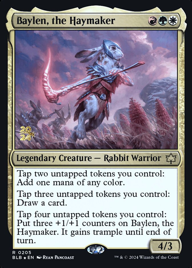 Baylen, the Haymaker, Bloomburrow Promos · 0205