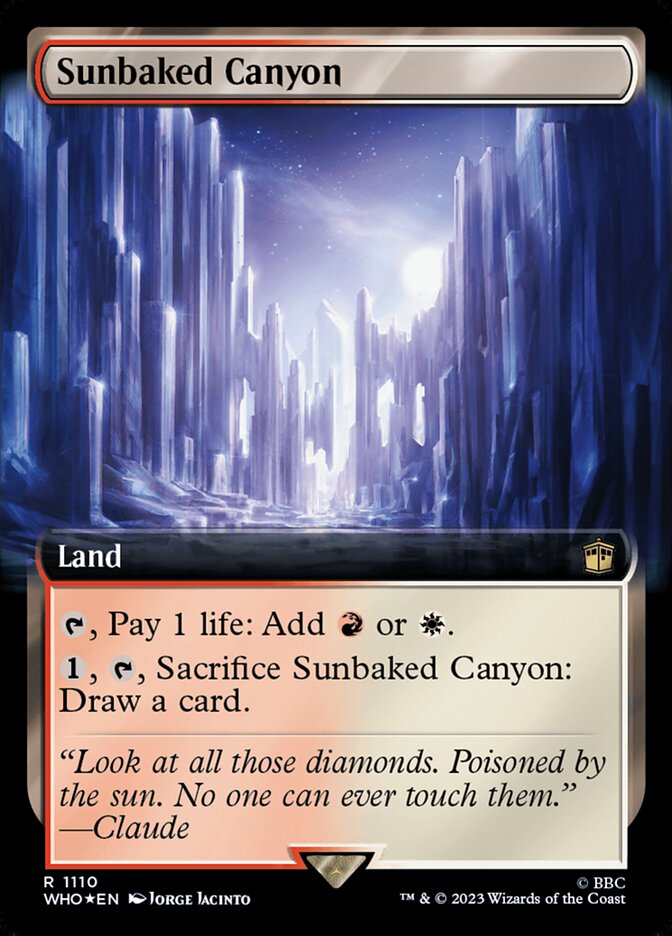 Sunbaked Canyon, Doctor Who · 1110