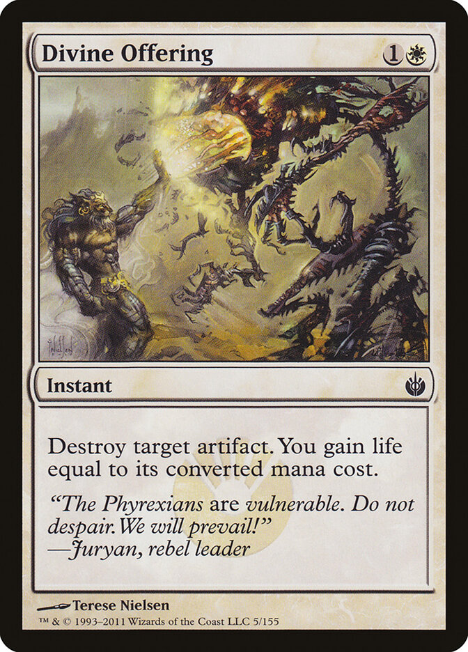 Divine Offering, Mirrodin Besieged · 5/155