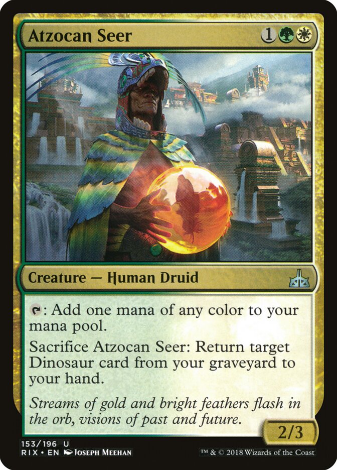 Atzocan Seer, Rivals of Ixalan · 153/196