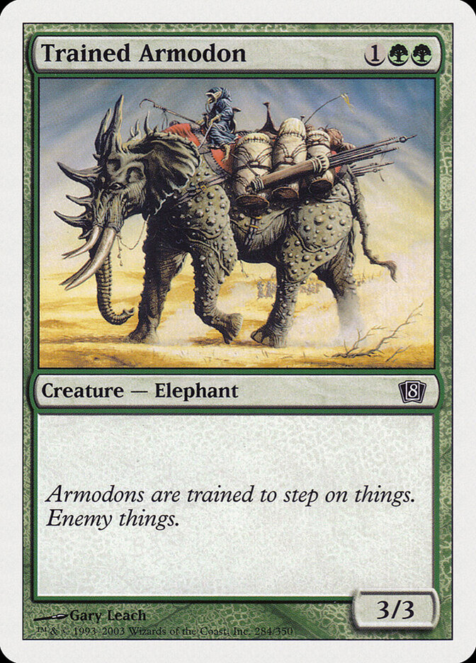 Trained Armodon, Eighth Edition · 284/350