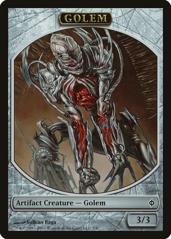 Golem, New Phyrexia Tokens · 3