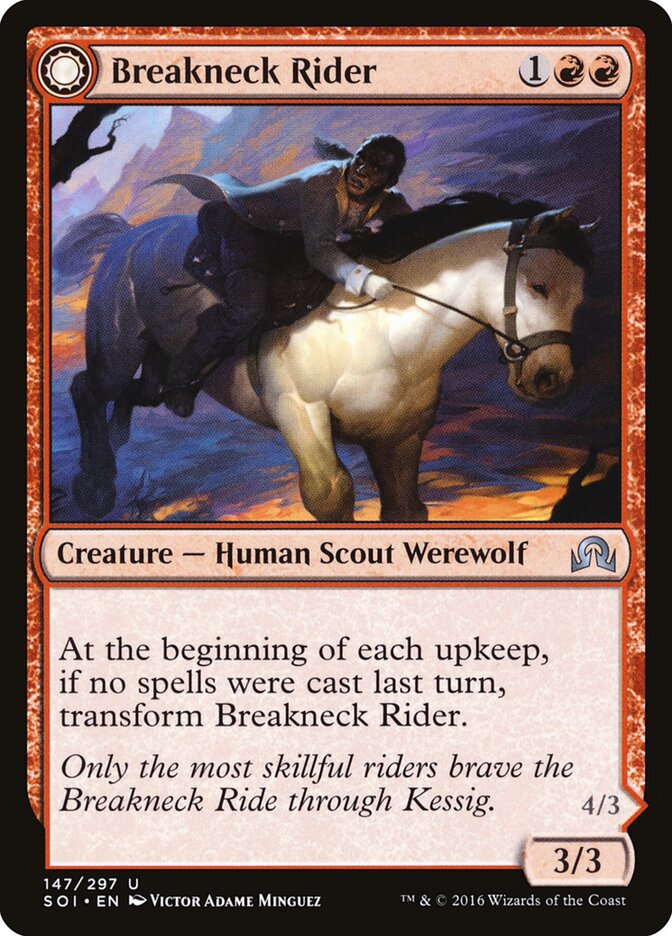 Breakneck Rider // Neck Breaker, Shadows over Innistrad · 147/297