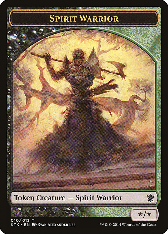Spirit Warrior, Khans of Tarkir Tokens · 010